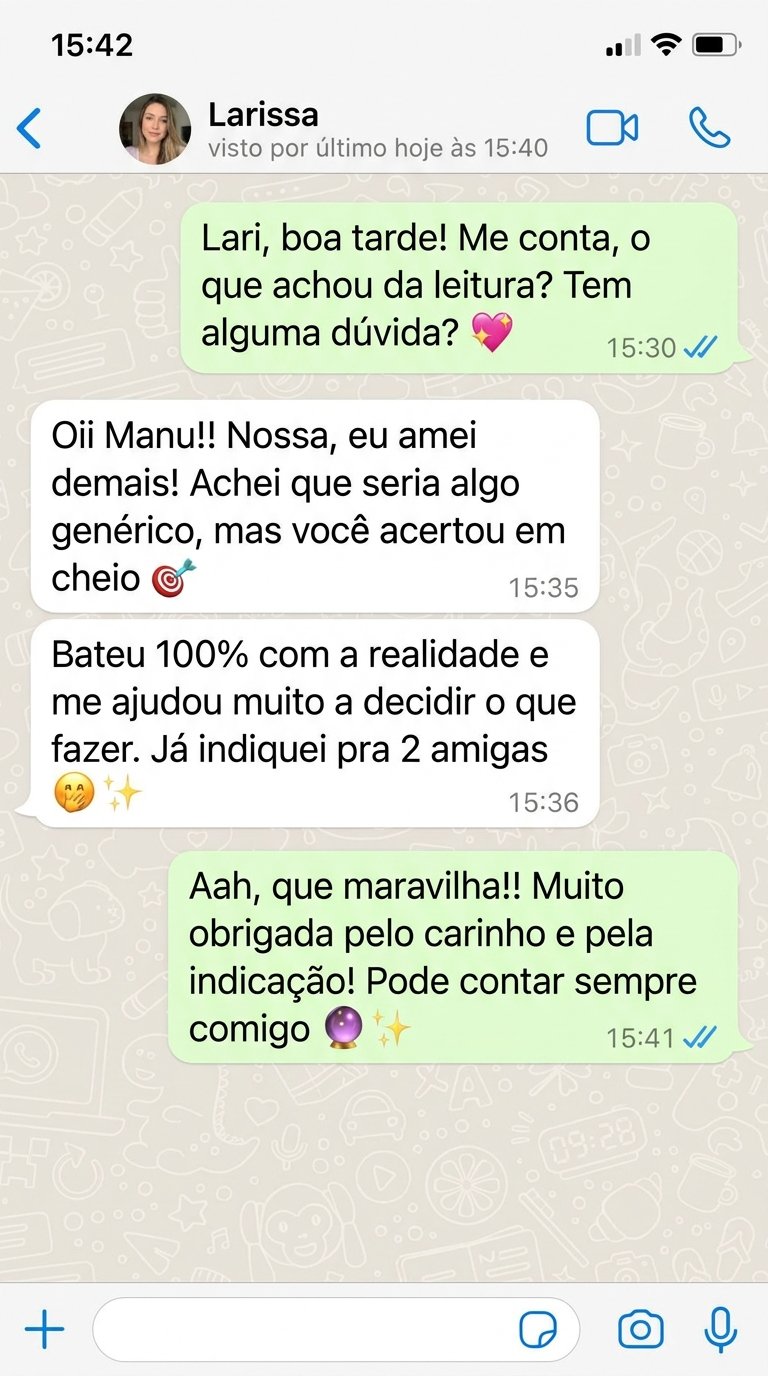 Depoimento WhatsApp