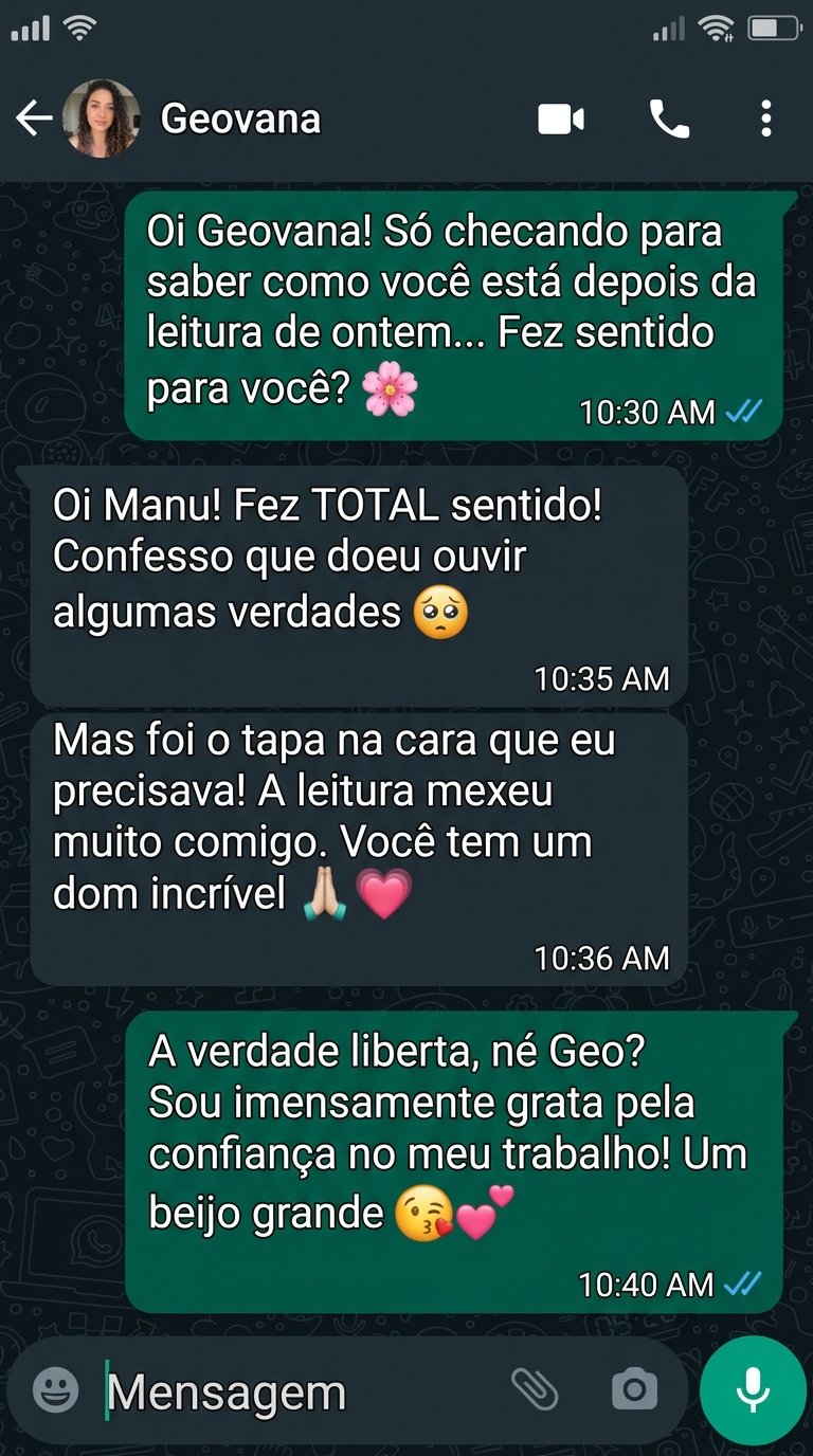 Depoimento WhatsApp